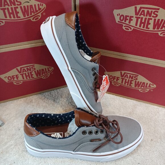 Vans Men's 7/Women's 8.5 Era 59 T&L Frost Gray/Plus VN000ZMSH0K - Picture 5 of 14